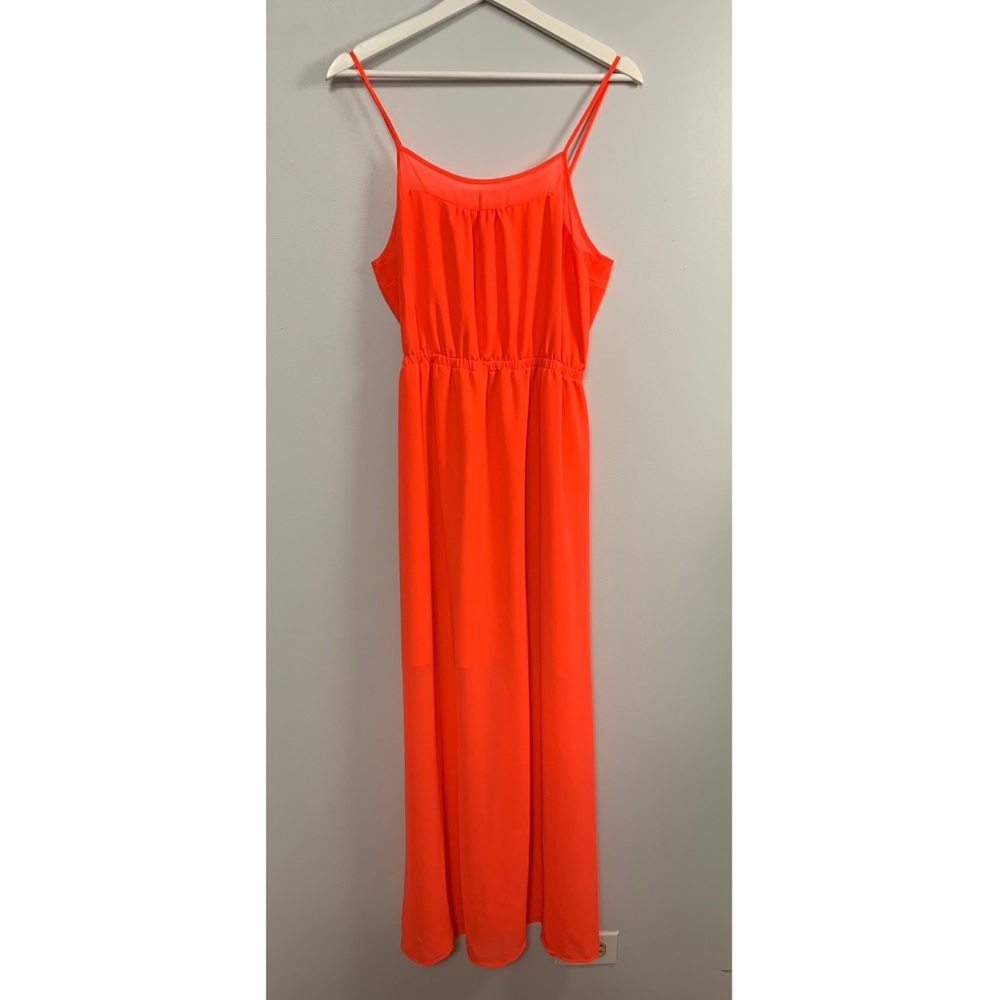 Chiffon Maxi Dress with Tie back